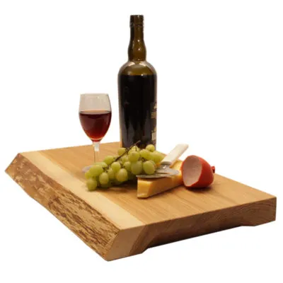 Skärbräda Ek Natur med en rak kant