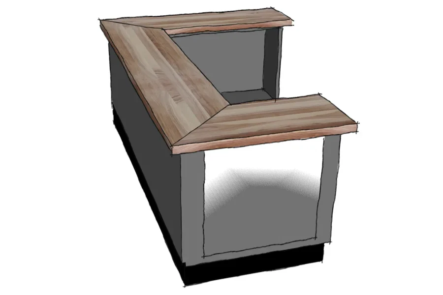 Köksö Valnöt 1 CAD