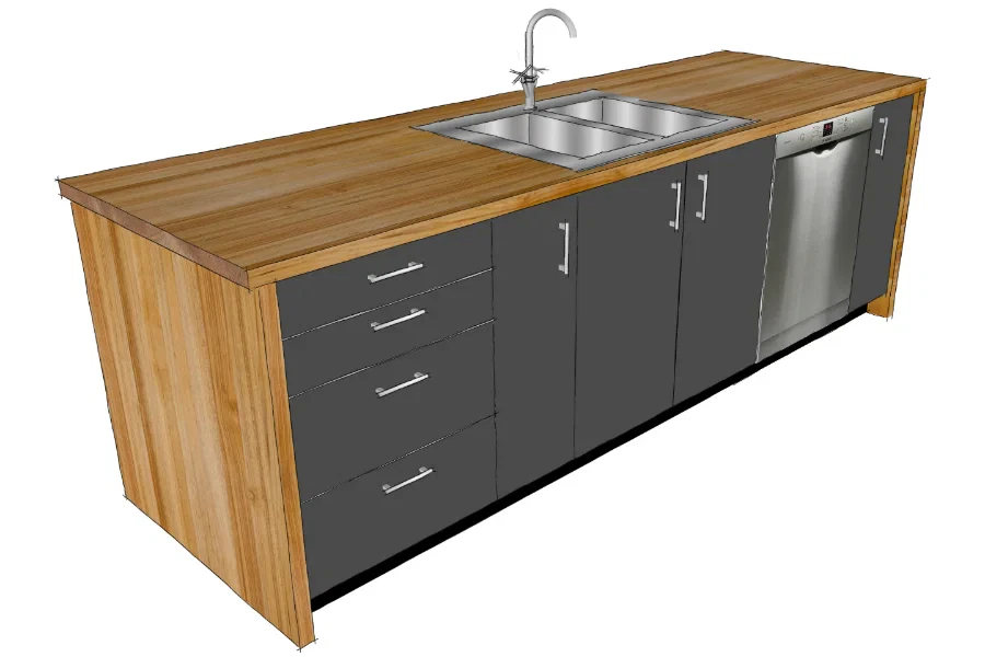 Bänkskiva Kök Cad 1